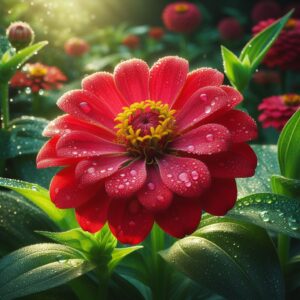 Zinnias Flower